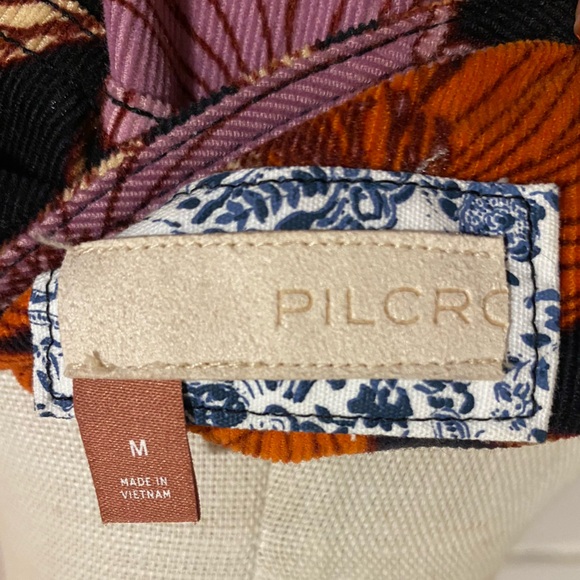 Anthropologie Pilcro Brand Corduroy Floral Dress, Size Medium - Picture 7 of 8